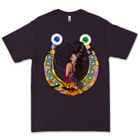 Plum Halloween Horseshoe Premium Tee - CowhideDigitalArt