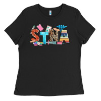 Black stna Ladies Tee - Zillion Design Studio