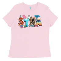 Bubblegum Pink stna Ladies Tee - Zillion Design Studio