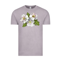 Vintage Zinc Hawthorn Flower Illustrations Vintage Tee - LillyAllenDesigns