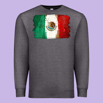 Mexican Flag Premium Sweatshirt Designed By Texasbilliewilder
