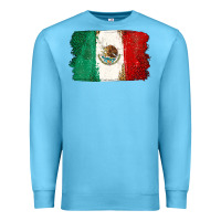 Ocean Blue Mexican Flag Premium Sweatshirt - texasbilliewilder