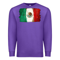 Purple Mexican Flag Premium Sweatshirt - texasbilliewilder