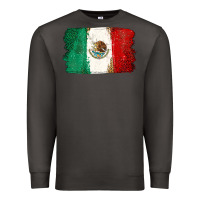 Smoke Mexican Flag Premium Sweatshirt - texasbilliewilder