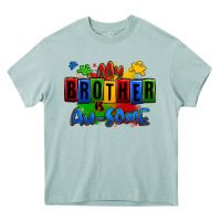 Arona my brother is ausome autism Heavy Core Tee - Zillion Design Studio