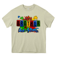Mossy my brother is ausome autism Heavy Core Tee - Zillion Design Studio