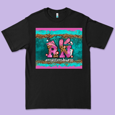 Rn Registered  Nurse Premium Tee Designed By Adodesignshop