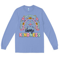 Colony Blue choose kindness Long Sleeve Tee - MaliasSmallBusiness