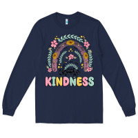 Navy choose kindness Long Sleeve Tee - MaliasSmallBusiness