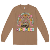 Toasted Coconut choose kindness Long Sleeve Tee - MaliasSmallBusiness