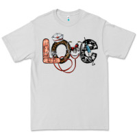 Dove Grey love nurse Premium Tee - SublimationCraftShop