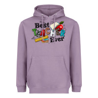 Lavender best teacher ever Heavyweight Hoodie - NancyCooperArtShop