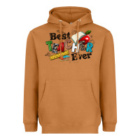 Meerkat best teacher ever Heavyweight Hoodie - NancyCooperArtShop