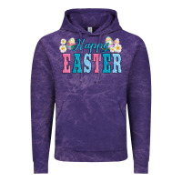 Cloud Purple happy easter eggs Vintage Hoodie - AdoDesignShop