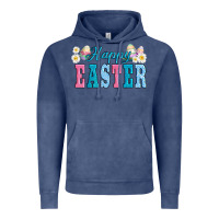 Vintage Denim happy easter eggs Vintage Hoodie - AdoDesignShop
