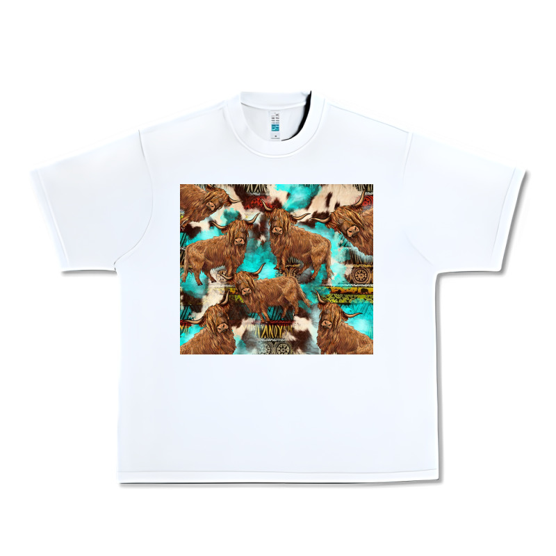 Astec Cowhide Highlands Cow Urban Heavy Tee by BarkalooDesign | Teevron