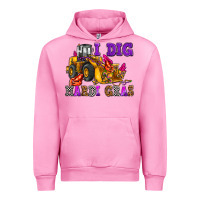 Fuchsia Pink i dig mardi gras olivia Urban Hoodie - OliviaCreatesArt