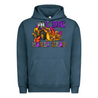 Pigment Midnight Navy i dig mardi gras olivia Urban Hoodie - OliviaCreatesArt