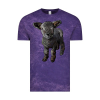 Cloud Purple southdown baby sheep Vintage Tee - LillyAllenDesigns