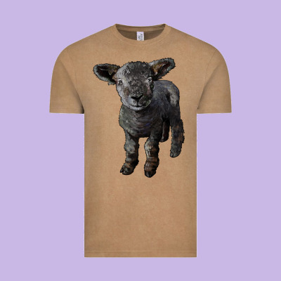 Southdown Baby Sheep Vintage Tee Designed By Lillyallendesigns
