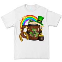 White st. patricks day barrel beer Premium Tee - Neo Western