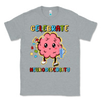 Heather Grey celebrate neurodiversity Classic Tee - MaliasSmallBusiness