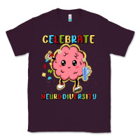 Plum celebrate neurodiversity Classic Tee - MaliasSmallBusiness