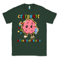 Sports Green celebrate neurodiversity Classic Tee - MaliasSmallBusiness