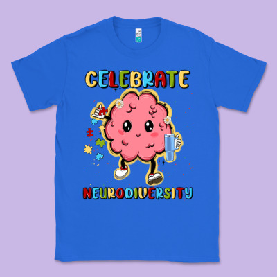 Celebrate Neurodiversity Classic Tee Designed By Maliassmallbusiness