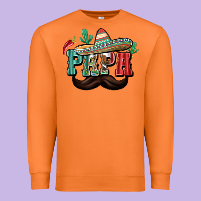 Mexican Papa Premium Sweatshirt Designed By Texasbilliewilder