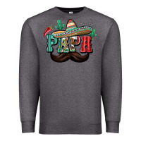 Charcoal Heather Mexican Papa Premium Sweatshirt - texasbilliewilder