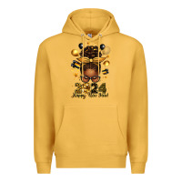 Mustard 2024 happy new year  afro messy bun Premium Hoodie - texasbilliewilder