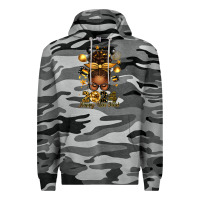 Slate Camo 2024 happy new year  afro messy bun Premium Hoodie - texasbilliewilder
