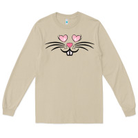 Mushroom bunny face easter Long Sleeve Tee - MaliasSmallBusiness