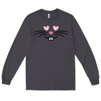 Smoke bunny face easter Long Sleeve Tee - MaliasSmallBusiness