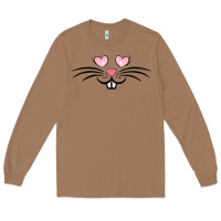 Toasted Coconut bunny face easter Long Sleeve Tee - MaliasSmallBusiness