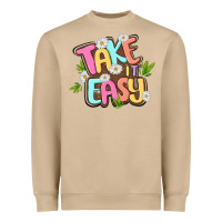 Mushroom take it easy Heavyweight Sweatshirt - MaliasSmallBusiness