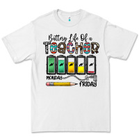 White battery life of a teacher monday friday Premium Tee - CowhideDigitalArt