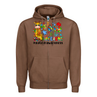 Chestnut it s ok to be different giraffe Zipper Hoodie - LillyAllenDesigns