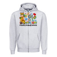 Heather Grey it s ok to be different giraffe Zipper Hoodie - LillyAllenDesigns