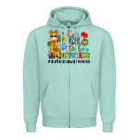 Seafoam it s ok to be different giraffe Zipper Hoodie - LillyAllenDesigns