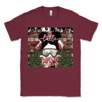 Burgundy Little Miss Classic Tee - CowhideDigitalArt
