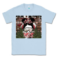 Dusty Blue Little Miss Classic Tee - CowhideDigitalArt
