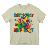 Mossy rawrsomely different autism trex Heavy Core Tee - Zillion Design Studio