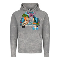 Easter Truck With Gnome And Rabbit Vintage Hoodie | Teevron