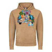 Vintage Camel easter truck with gnome and rabbit Vintage Hoodie - AdoDesignShop