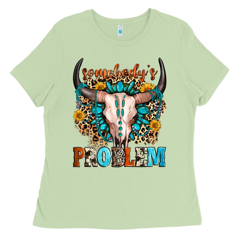 Somebody's Problem Ladies Tee by Zillion Design Studio | Teevron
