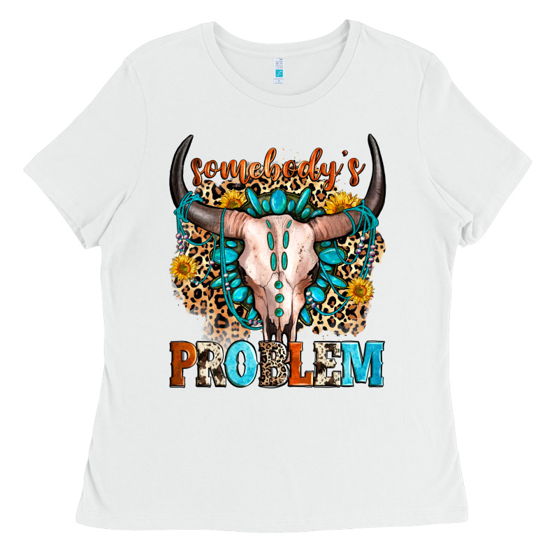 Somebody's Problem Ladies Tee by Zillion Design Studio | Teevron