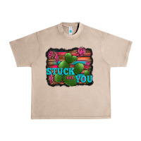 French Oak stuck on you heart cactus serape leopard background Urban Heavy Tee - Jasminsmagicworld