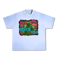 Grape Ice stuck on you heart cactus serape leopard background Urban Heavy Tee - Jasminsmagicworld